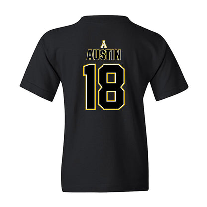App State - NCAA Football : Kamauri Austin - Replica Shersey Youth T-Shirt-1