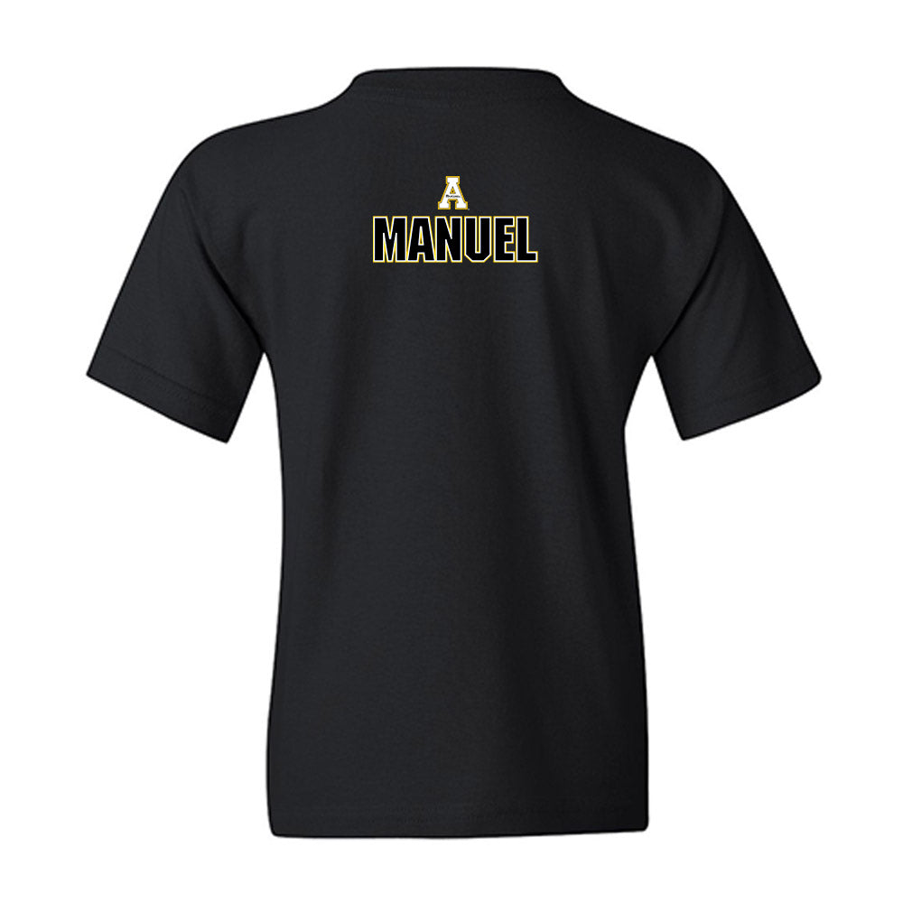 App State - NCAA Football : Devon Manuel - Replica Shersey Youth T-Shirt-1