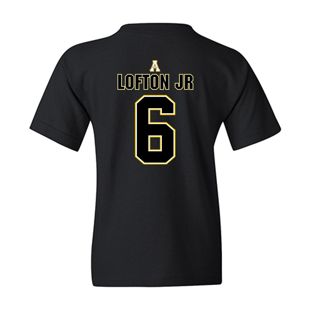 App State - NCAA Football : Christopher Lofton jr - Replica Shersey Youth T-Shirt-1