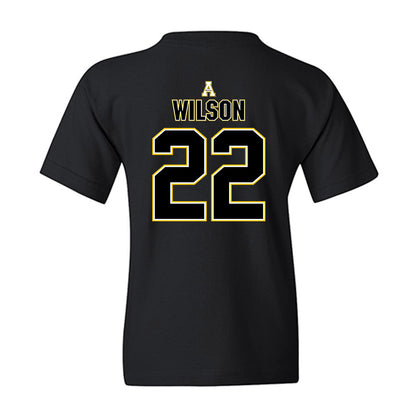 App State - NCAA Football : DaRon Wilson - Replica Shersey Youth T-Shirt-1