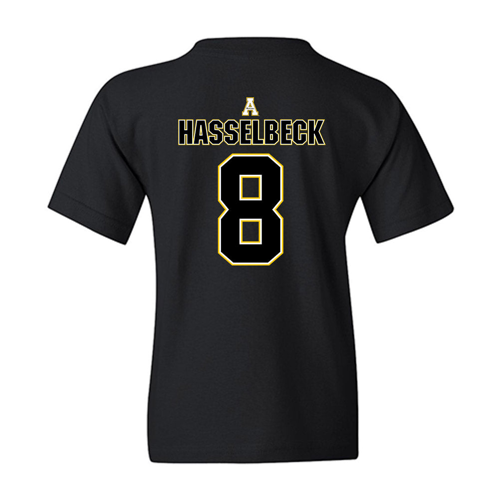 App State - NCAA Football : Henry Hasselbeck - Replica Shersey Youth T-Shirt-1