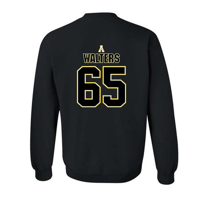 App State - NCAA Football : Mac Walters - Replica Shersey Crewneck Sweatshirt-1