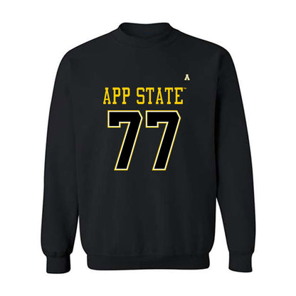 App State - NCAA Football : Daniel Davis - Replica Shersey Crewneck Sweatshirt-0