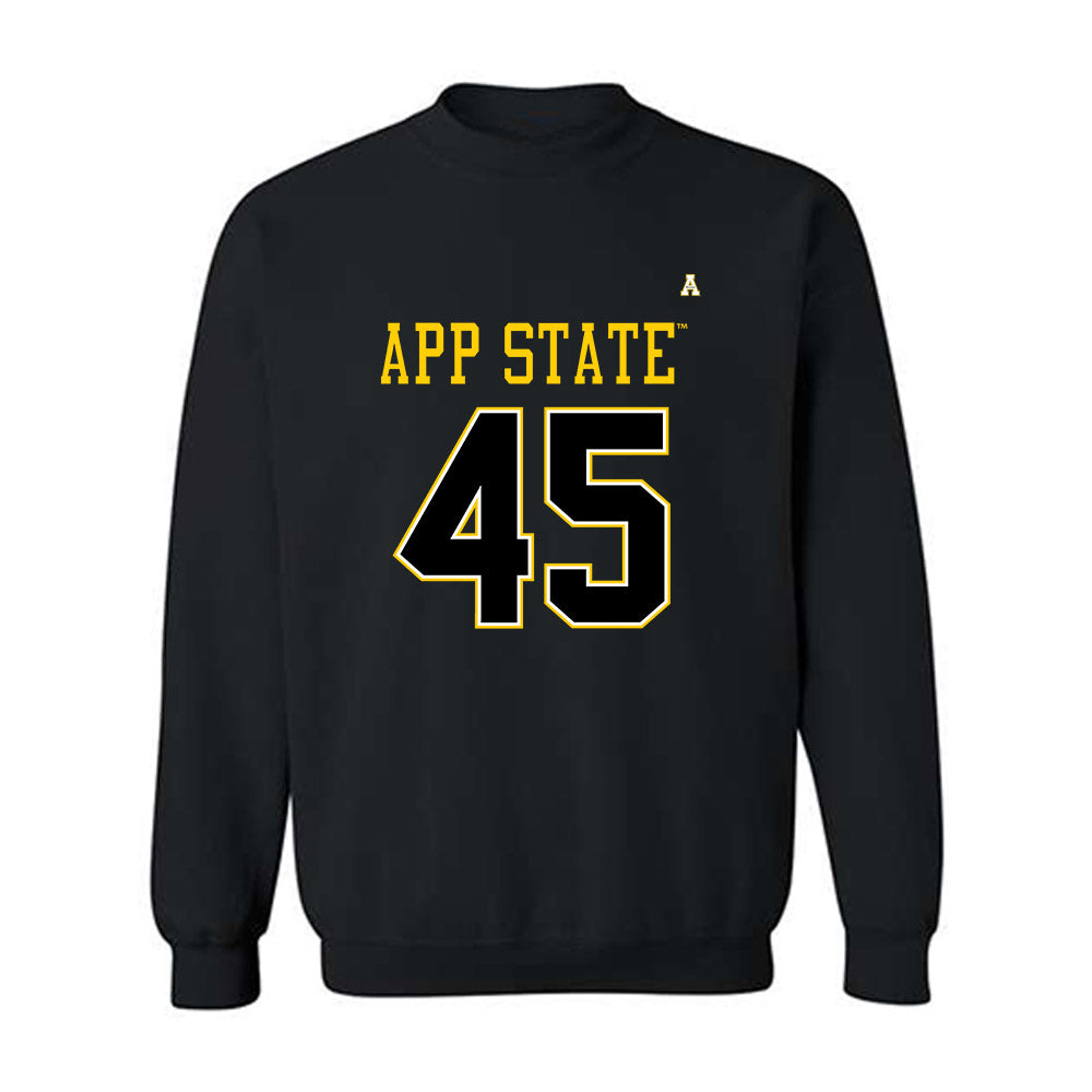 App State - NCAA Football : Gavin Barber - Replica Shersey Crewneck Sweatshirt-0