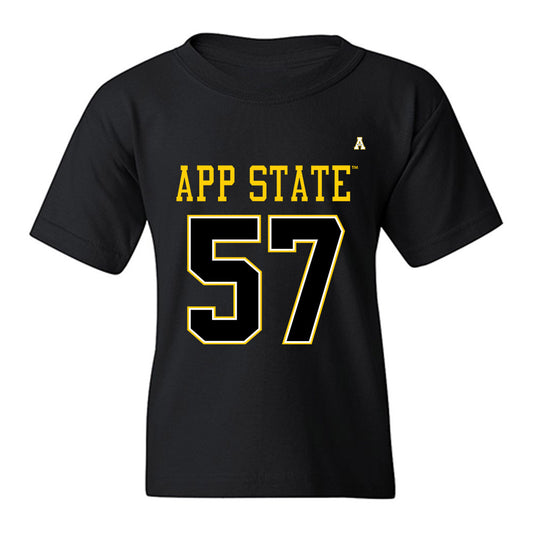 App State - NCAA Football : Devon Manuel - Replica Shersey Youth T-Shirt-0