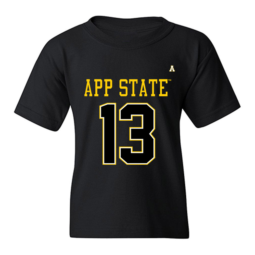 App State - NCAA Football : Keshawn Thomas - Replica Shersey Youth T-Shirt-0