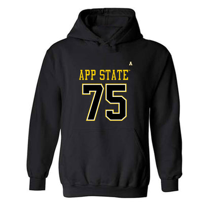 App State - NCAA Football : Greydon Grimes - Replica Shersey Hooded Sweatshirt-0
