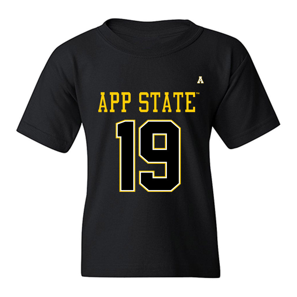 App State - NCAA Football : Christian Waring - Replica Shersey Youth T-Shirt-0