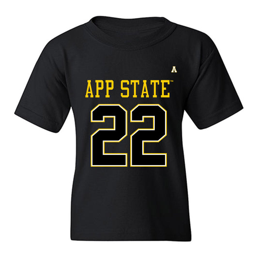App State - NCAA Football : Jaquari Lewis - Replica Shersey Youth T-Shirt-0