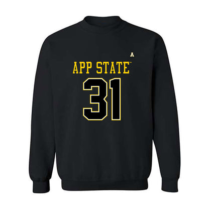 App State - NCAA Football : Max Guest - Replica Shersey Crewneck Sweatshirt-0