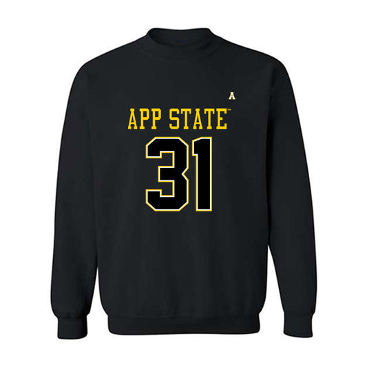 App State - NCAA Football : Max Guest - Replica Shersey Crewneck Sweatshirt-0