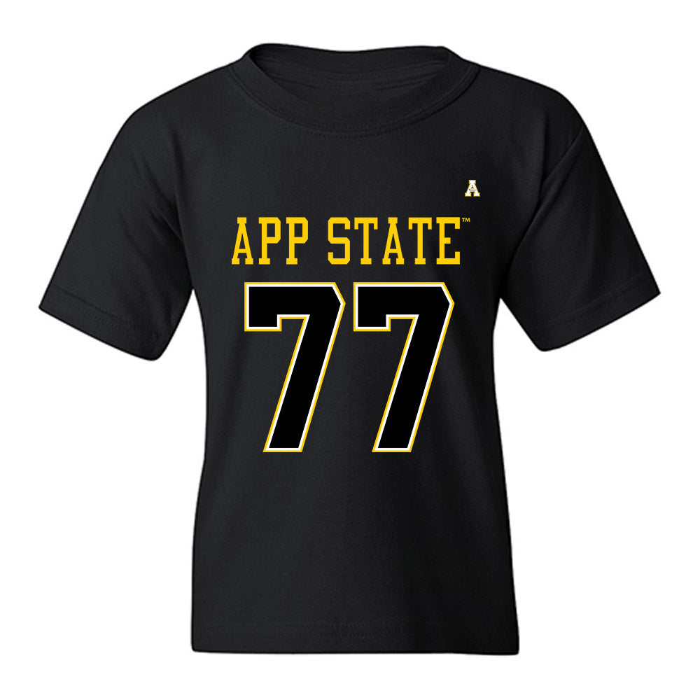 App State - NCAA Football : Daniel Davis - Replica Shersey Youth T-Shirt-0