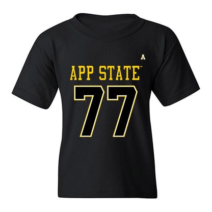 App State - NCAA Football : Daniel Davis - Replica Shersey Youth T-Shirt-0