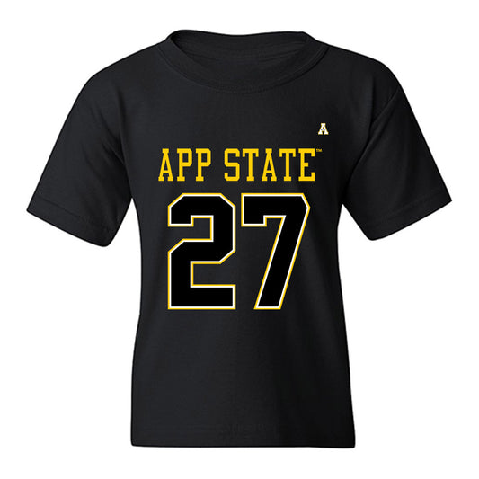 App State - NCAA Football : Cam Fleming - Replica Shersey Youth T-Shirt-0