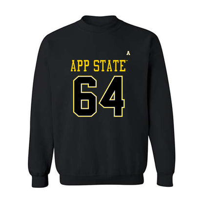 App State - NCAA Football : Jarvis Potts - Replica Shersey Crewneck Sweatshirt-0