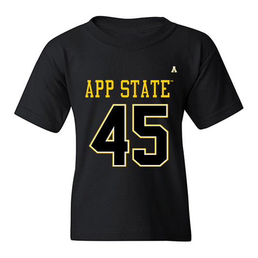 App State - NCAA Football : Gavin Barber - Replica Shersey Youth T-Shirt-0