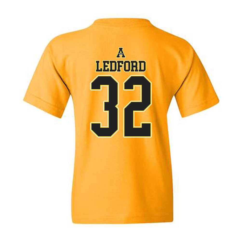 App State - NCAA Men's Basketball : Luke Ledford - Replica Shersey Youth T-Shirt-1