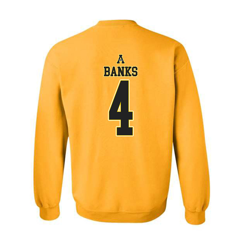 App State - NCAA Men's Basketball : Eren Banks - Replica Shersey Crewneck Sweatshirt-1