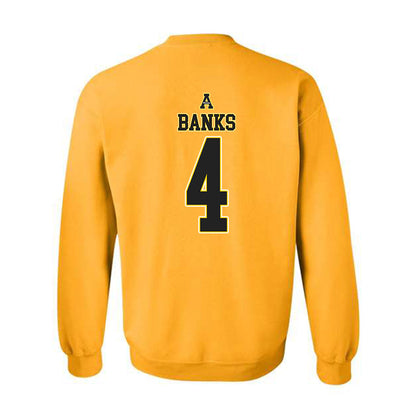 App State - NCAA Men's Basketball : Eren Banks - Replica Shersey Crewneck Sweatshirt-1