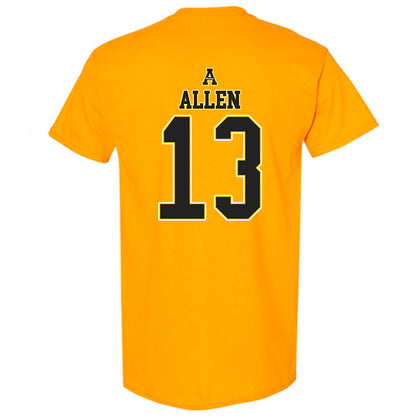 App State - NCAA Men's Basketball : Corbin Allen - Replica Shersey T-Shirt-1