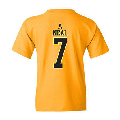 App State - NCAA Men's Basketball : Ted Neal - Replica Shersey Youth T-Shirt-1