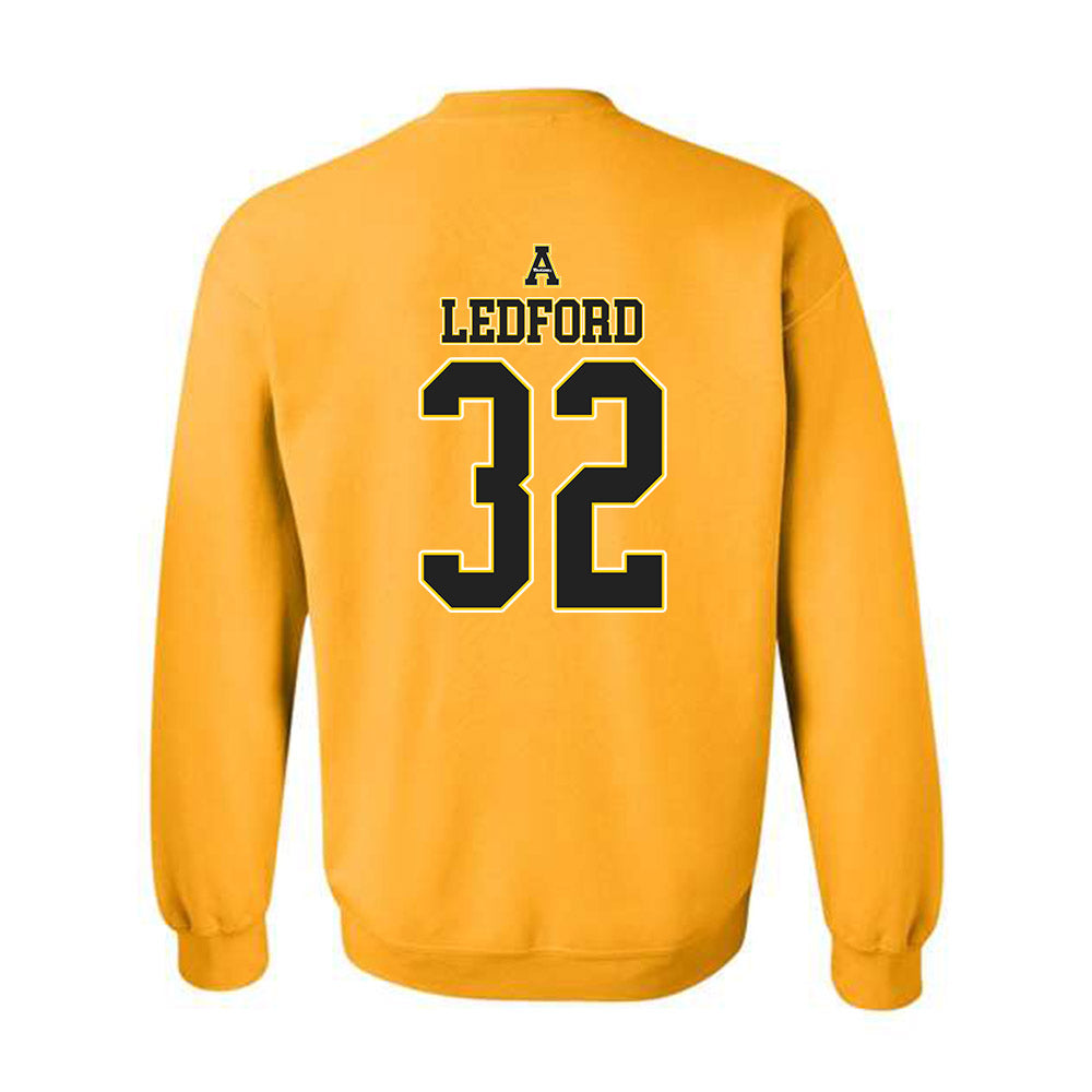 App State - NCAA Men's Basketball : Luke Ledford - Replica Shersey Crewneck Sweatshirt-1