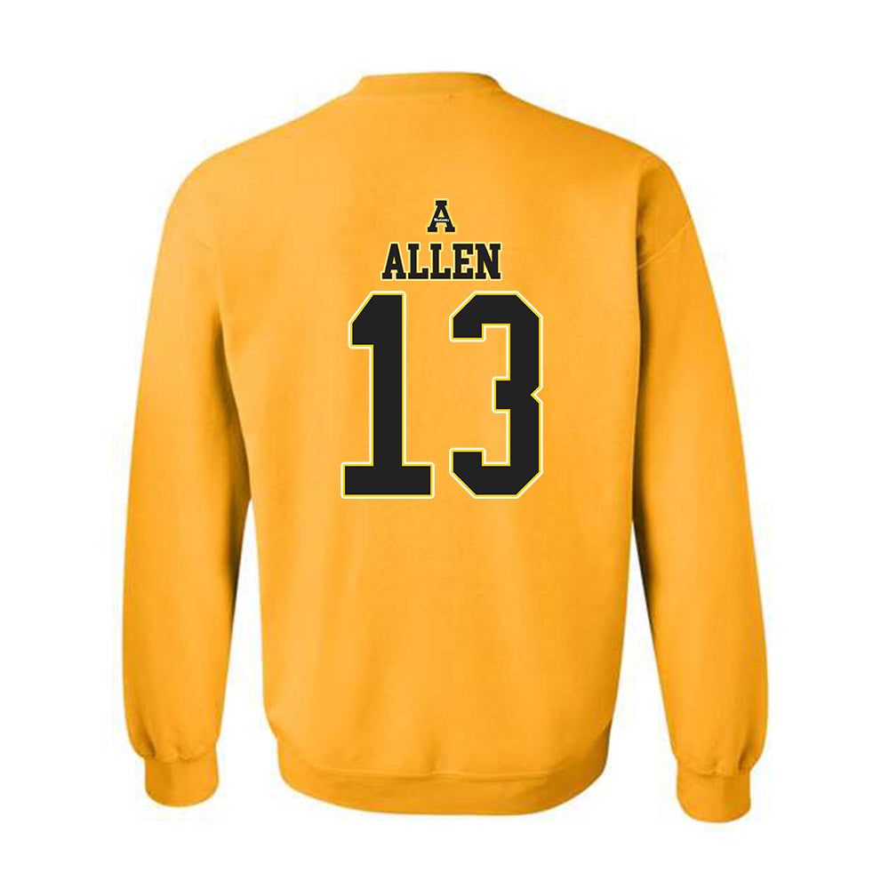 App State - NCAA Men's Basketball : Corbin Allen - Replica Shersey Crewneck Sweatshirt-1