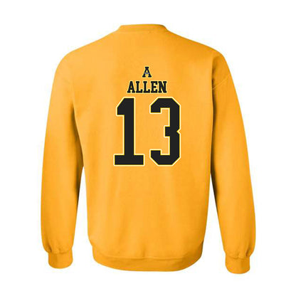 App State - NCAA Men's Basketball : Corbin Allen - Replica Shersey Crewneck Sweatshirt-1
