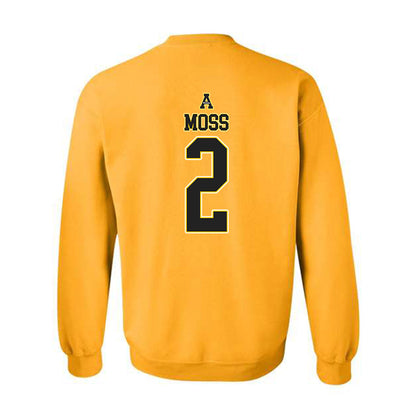 App State - NCAA Men's Basketball : Jonathan Moss - Replica Shersey Crewneck Sweatshirt-1