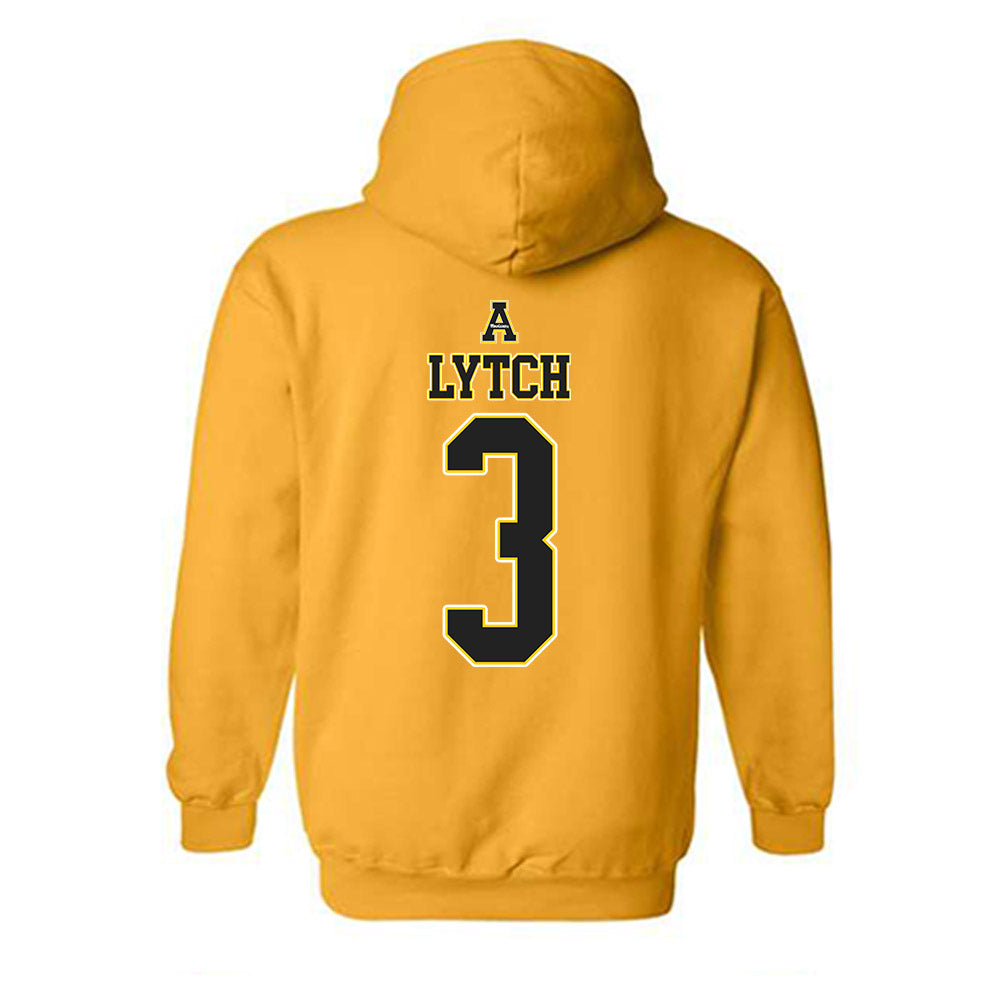 App State - NCAA Men's Basketball : Damori Lytch - Replica Shersey Hooded Sweatshirt-1