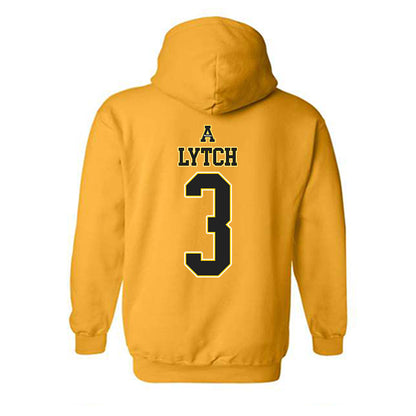 App State - NCAA Men's Basketball : Damori Lytch - Replica Shersey Hooded Sweatshirt-1