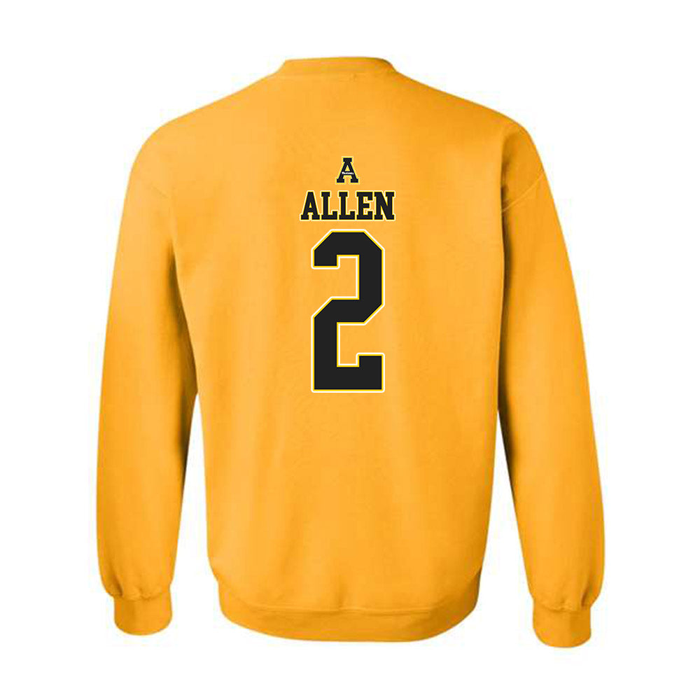 App State - NCAA Men's Basketball : Corbin Allen - Replica Shersey Crewneck Sweatshirt-1