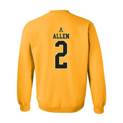 App State - NCAA Men's Basketball : Corbin Allen - Replica Shersey Crewneck Sweatshirt-1