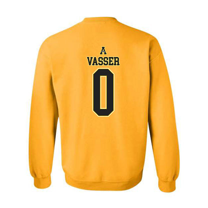 App State - NCAA Men's Basketball : KJ Vasser - Replica Shersey Crewneck Sweatshirt-1