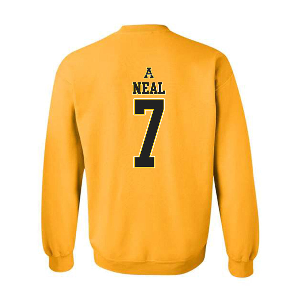 App State - NCAA Men's Basketball : Ted Neal - Replica Shersey Crewneck Sweatshirt-1