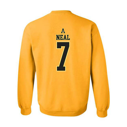 App State - NCAA Men's Basketball : Ted Neal - Replica Shersey Crewneck Sweatshirt-1