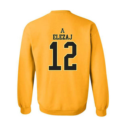 App State - NCAA Men's Basketball : Rrezon Elezaj - Replica Shersey Crewneck Sweatshirt-1