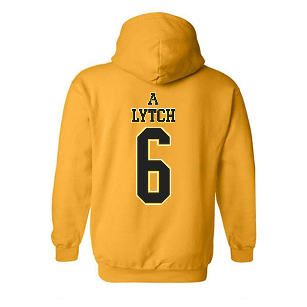 App State - NCAA Men's Basketball : Damori Lytch - Replica Shersey Hooded Sweatshirt-1