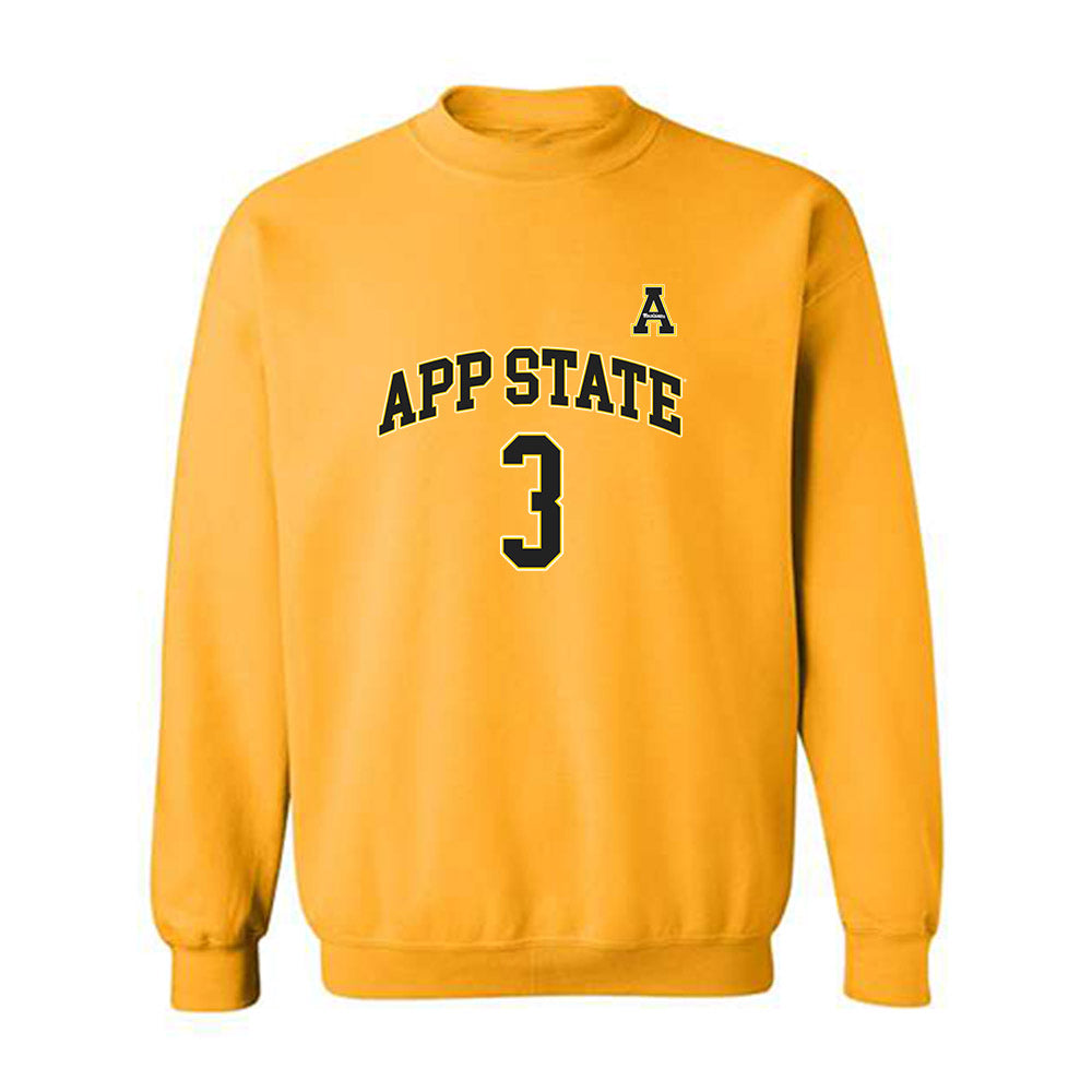 App State - NCAA Men's Basketball : Damori Lytch - Replica Shersey Crewneck Sweatshirt-0