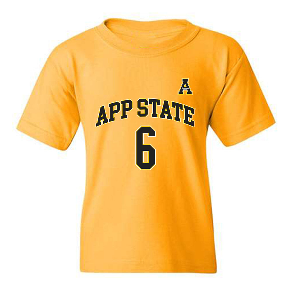 App State - NCAA Men's Basketball : Damori Lytch - Replica Shersey Youth T-Shirt-0