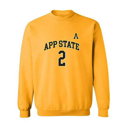 App State - NCAA Men's Basketball : Jonathan Moss - Replica Shersey Crewneck Sweatshirt-0