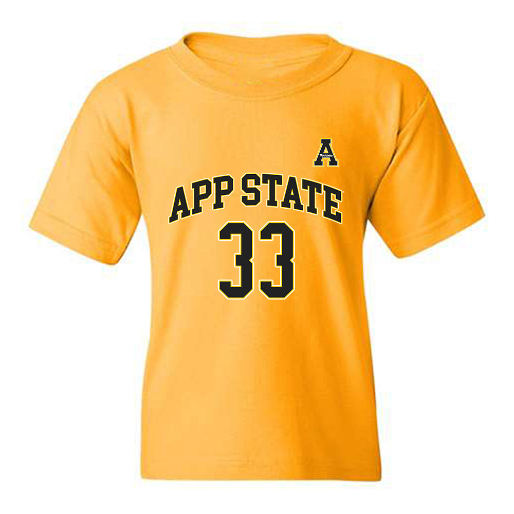 App State - NCAA Men's Basketball : Grant Clayton - Replica Shersey Youth T-Shirt-0