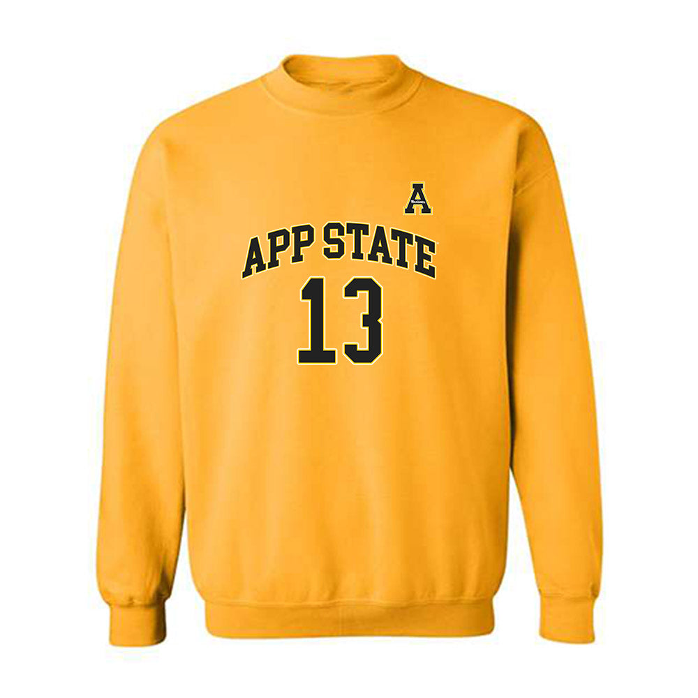 App State - NCAA Men's Basketball : Corbin Allen - Replica Shersey Crewneck Sweatshirt-0