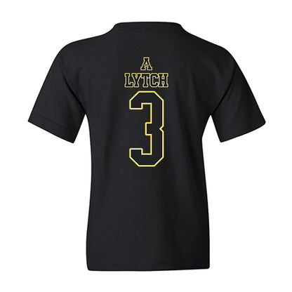 App State - NCAA Men's Basketball : Damori Lytch - Replica Shersey Youth T-Shirt-1