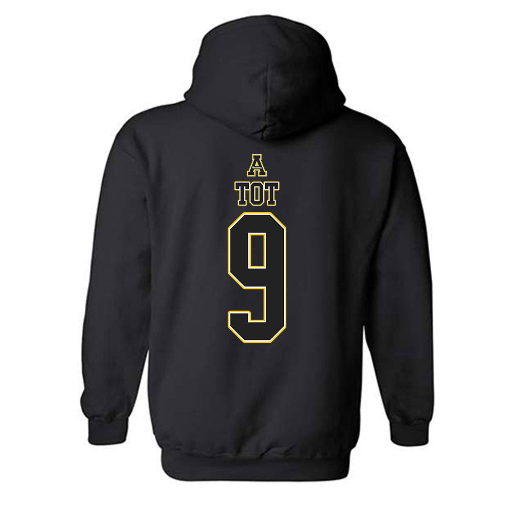App State - NCAA Men's Basketball : Jalen Tot - Replica Shersey Hooded Sweatshirt-1