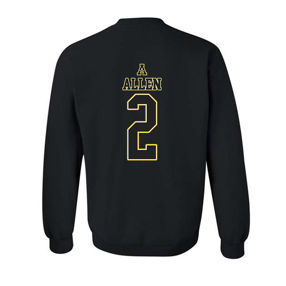 App State - NCAA Men's Basketball : Corbin Allen - Replica Shersey Crewneck Sweatshirt-1