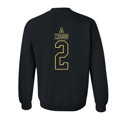 App State - NCAA Men's Basketball : Jonathan Moss - Replica Shersey Crewneck Sweatshirt-1