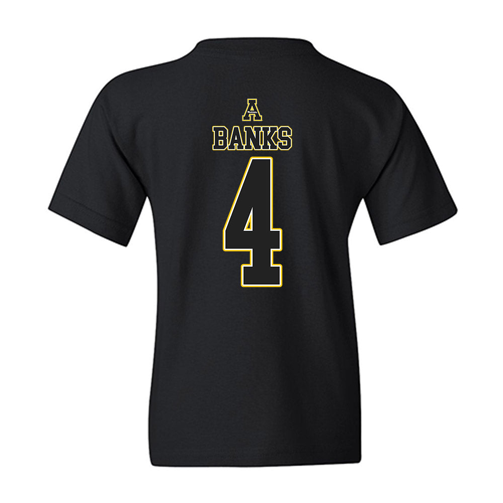App State - NCAA Men's Basketball : Eren Banks - Replica Shersey Youth T-Shirt-1