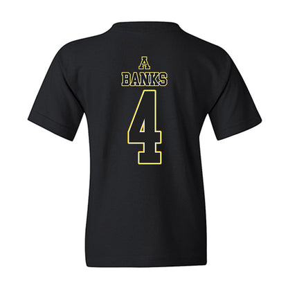 App State - NCAA Men's Basketball : Eren Banks - Replica Shersey Youth T-Shirt-1
