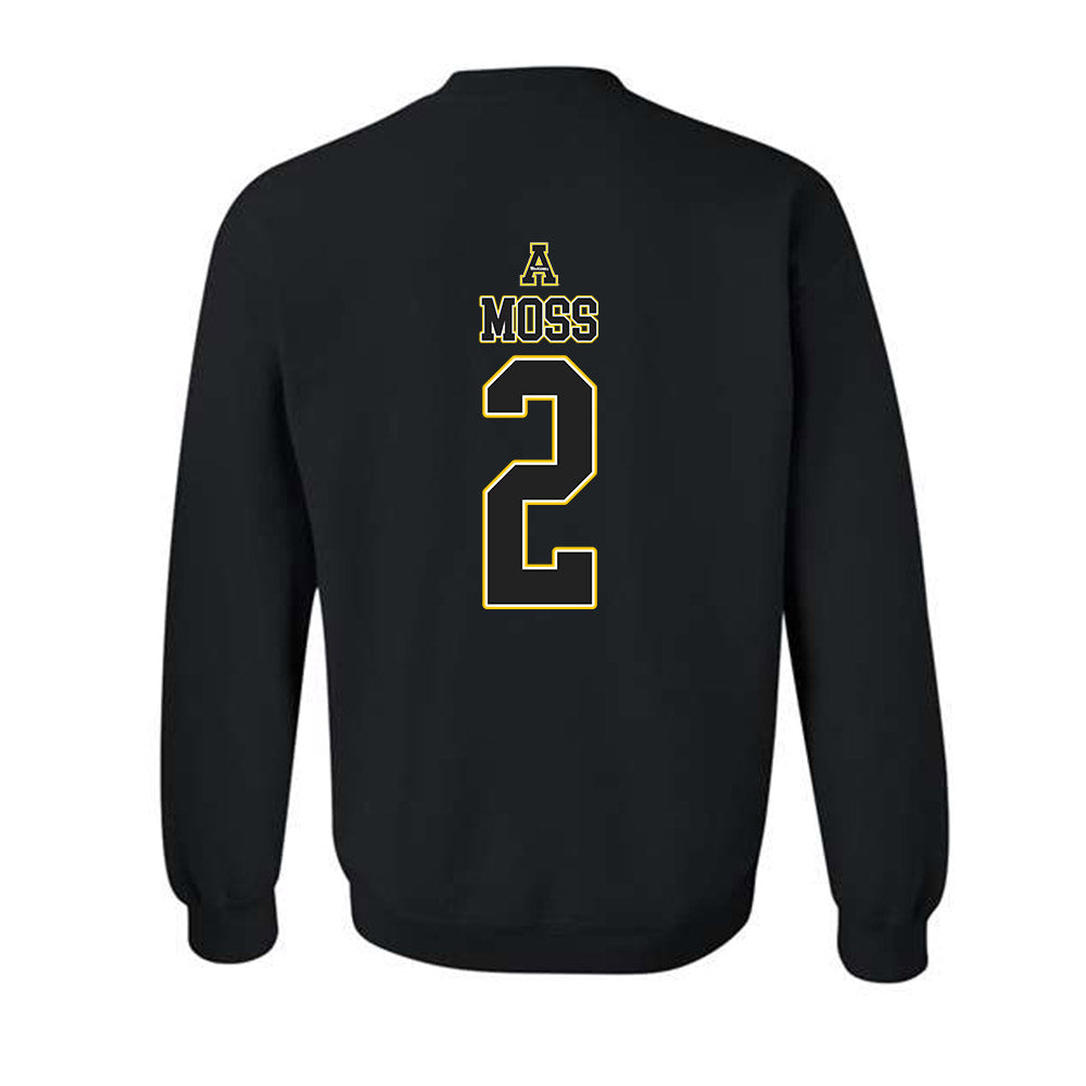 App State - NCAA Men's Basketball : Jonathan Moss - Replica Shersey Crewneck Sweatshirt-1